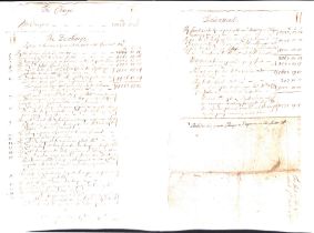 c.1670 Four page document "The Covenant between his R.H & the Lds Arlington & Berkeley" (Joint