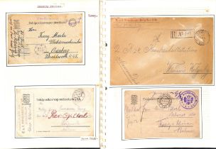 Austria. 1914-18 Covers and cards from soldiers in hospital in various parts of the Austro-Hungarian