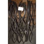 11 pcs. Decorative Metal, 36" tall