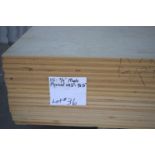 15-Sheets 3/4" Maple Plywood 48-1/2x96-1/2"