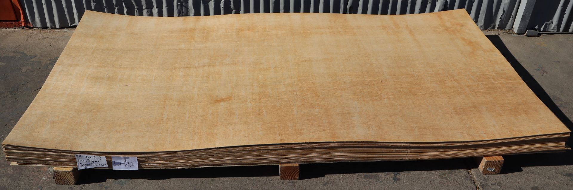 34-Sheets 3mm (1/8") Luan Mahogany Plywood, 48"x96"