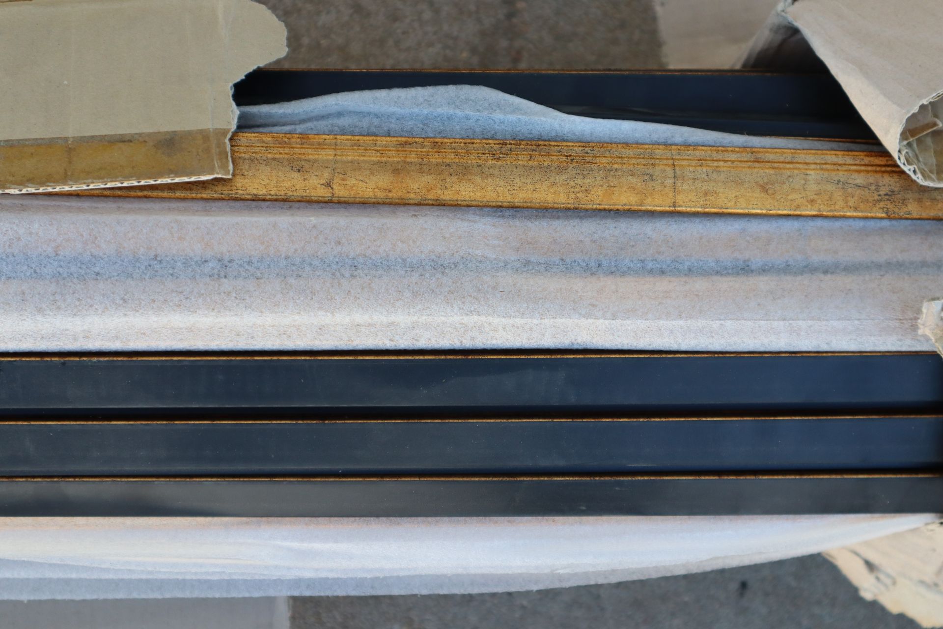 Picture Frame Molding Gold Wrapped, 112" Long - Image 2 of 5