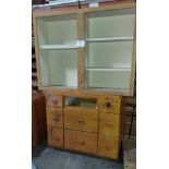 Wall Cabinet & Storage Stand with Drawers