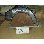 Black & Decker circular saw, 115V