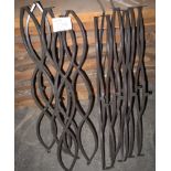 11 pcs. Decorative Metal 36" tall