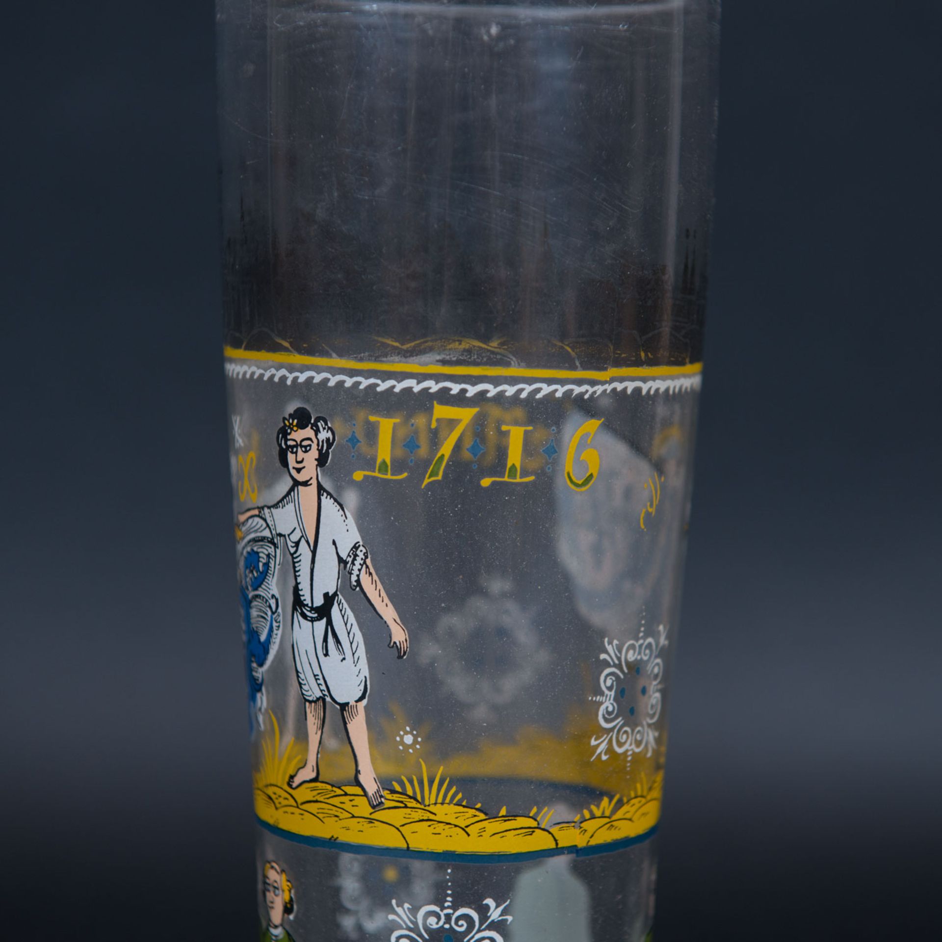 Long glass beaker - Image 2 of 3