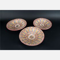 Three Fes Ceramic Plates