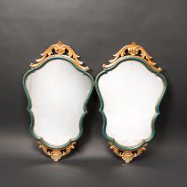 Pair of Venetian mirrors