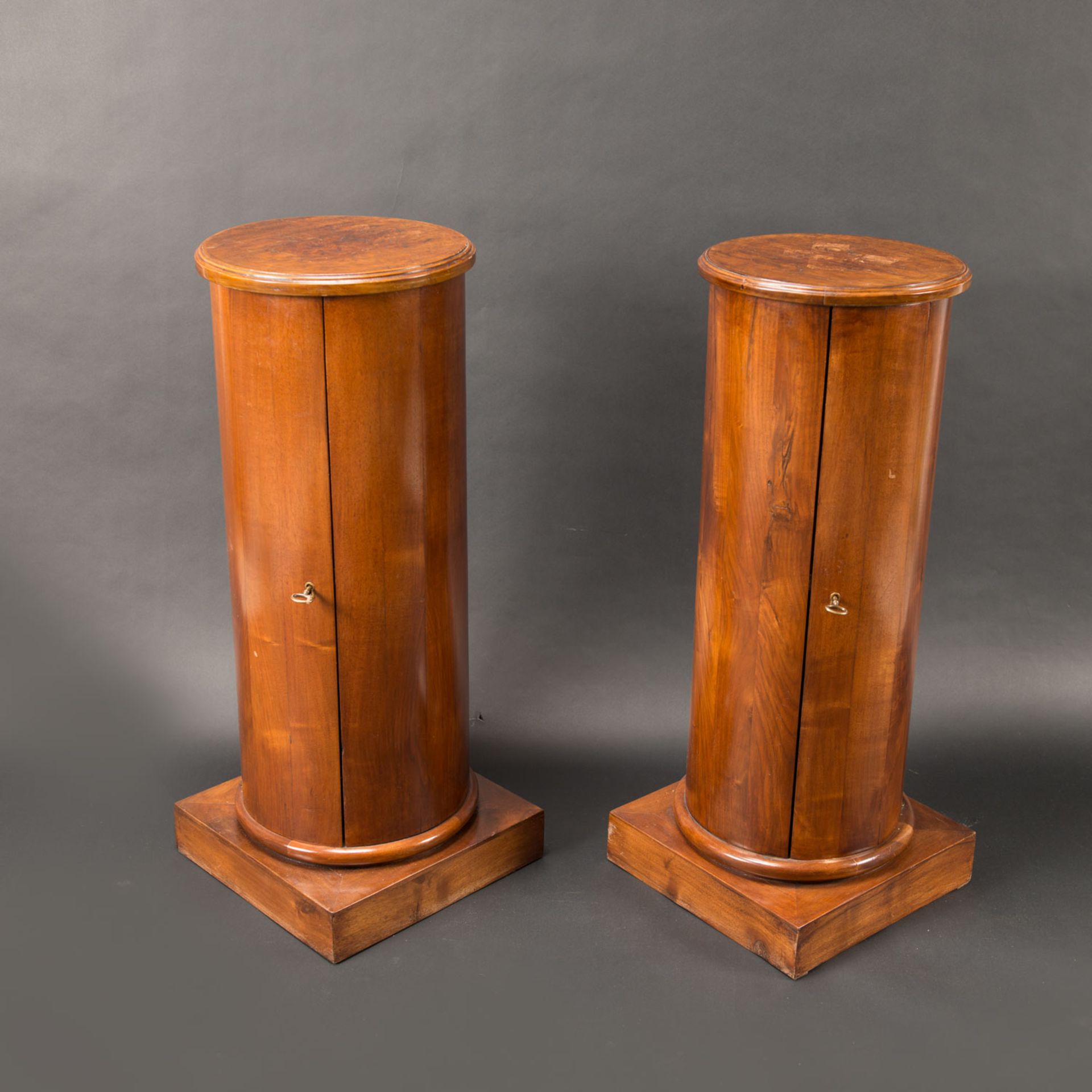 Pair of column chests