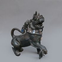 Chinese Bronze Fo Lion