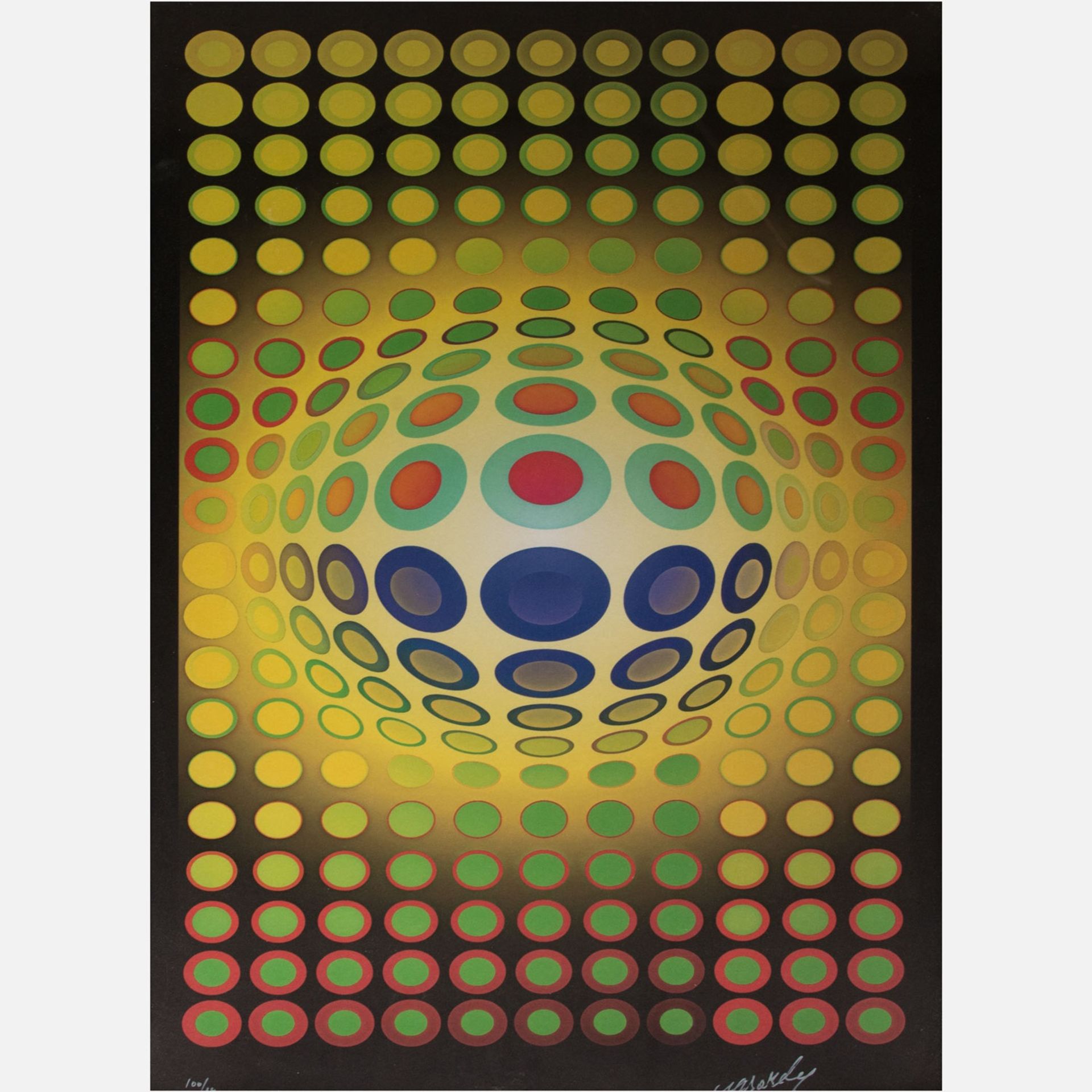 Victor Vasarely (1906-1997) - Graphic - Image 2 of 3