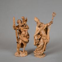 Two Wooden Sculptures