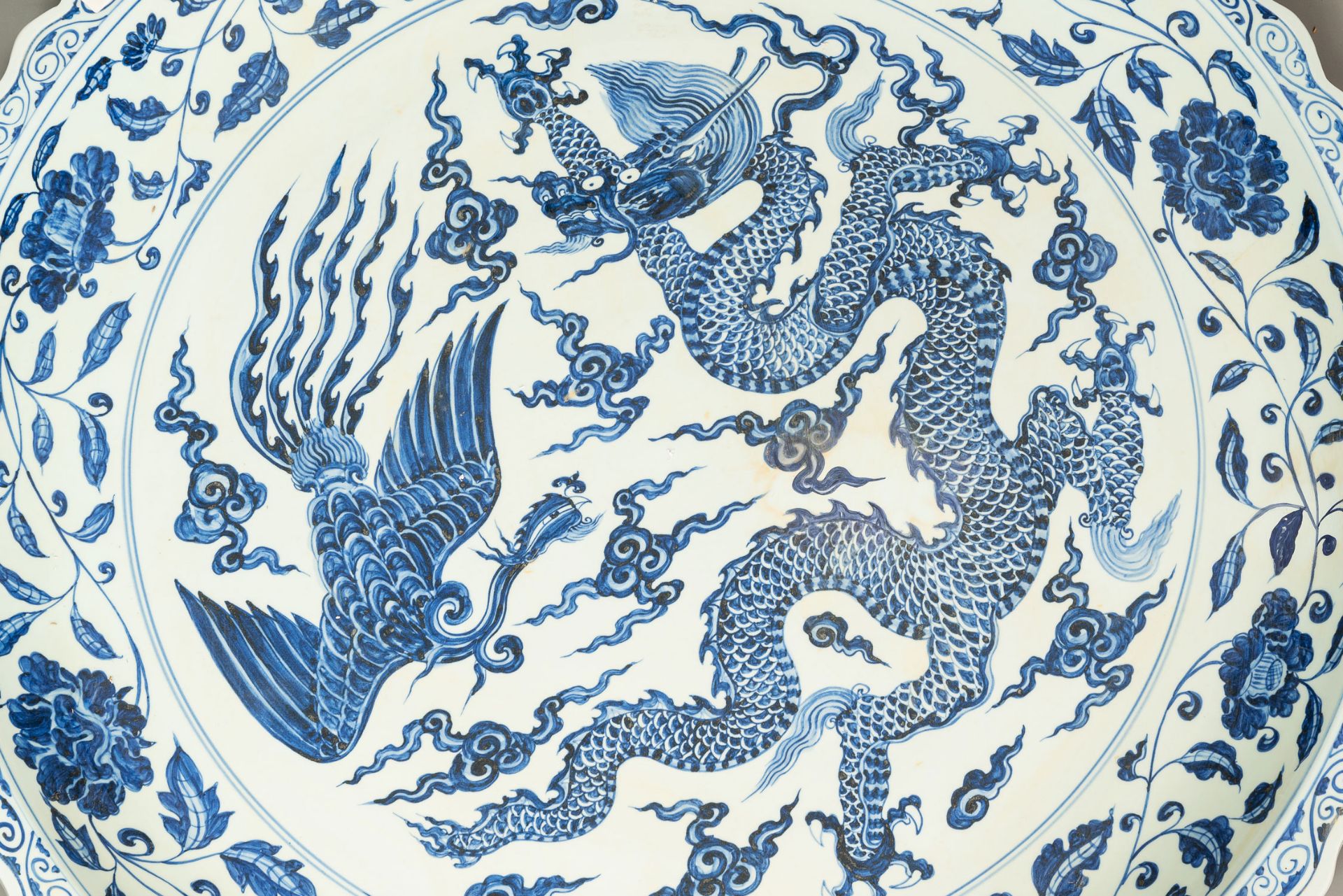 Extra Large Chinese Porcelain Bowl - Image 2 of 3