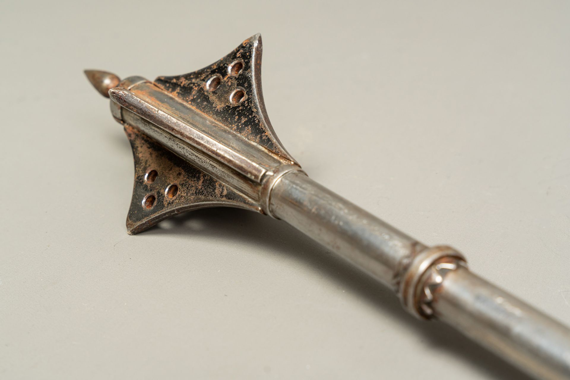 Iron Mace in Medieval Manner - Image 3 of 3