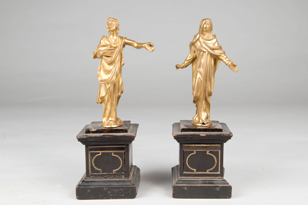 Two Renaissance Bronze Figures - Image 3 of 3