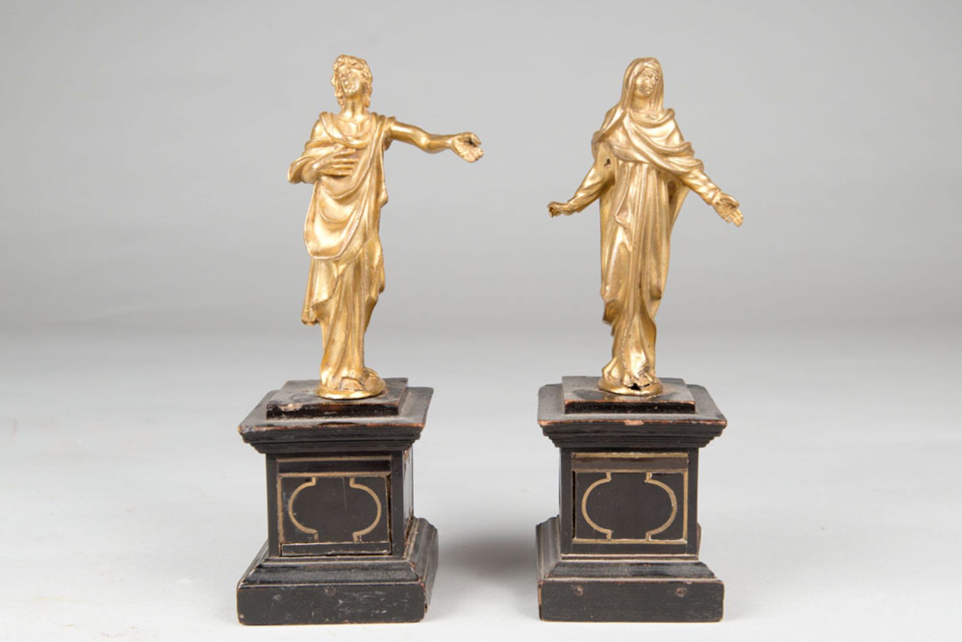 Two Renaissance Bronze Figures - Bild 3 aus 3