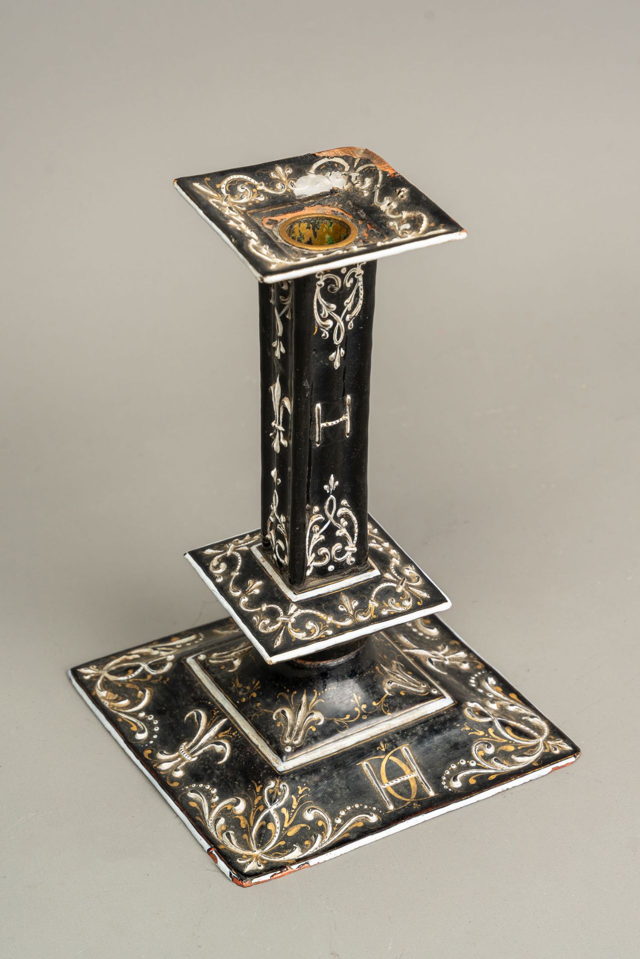 Pair of Limoges Candle Sticks - Image 2 of 3