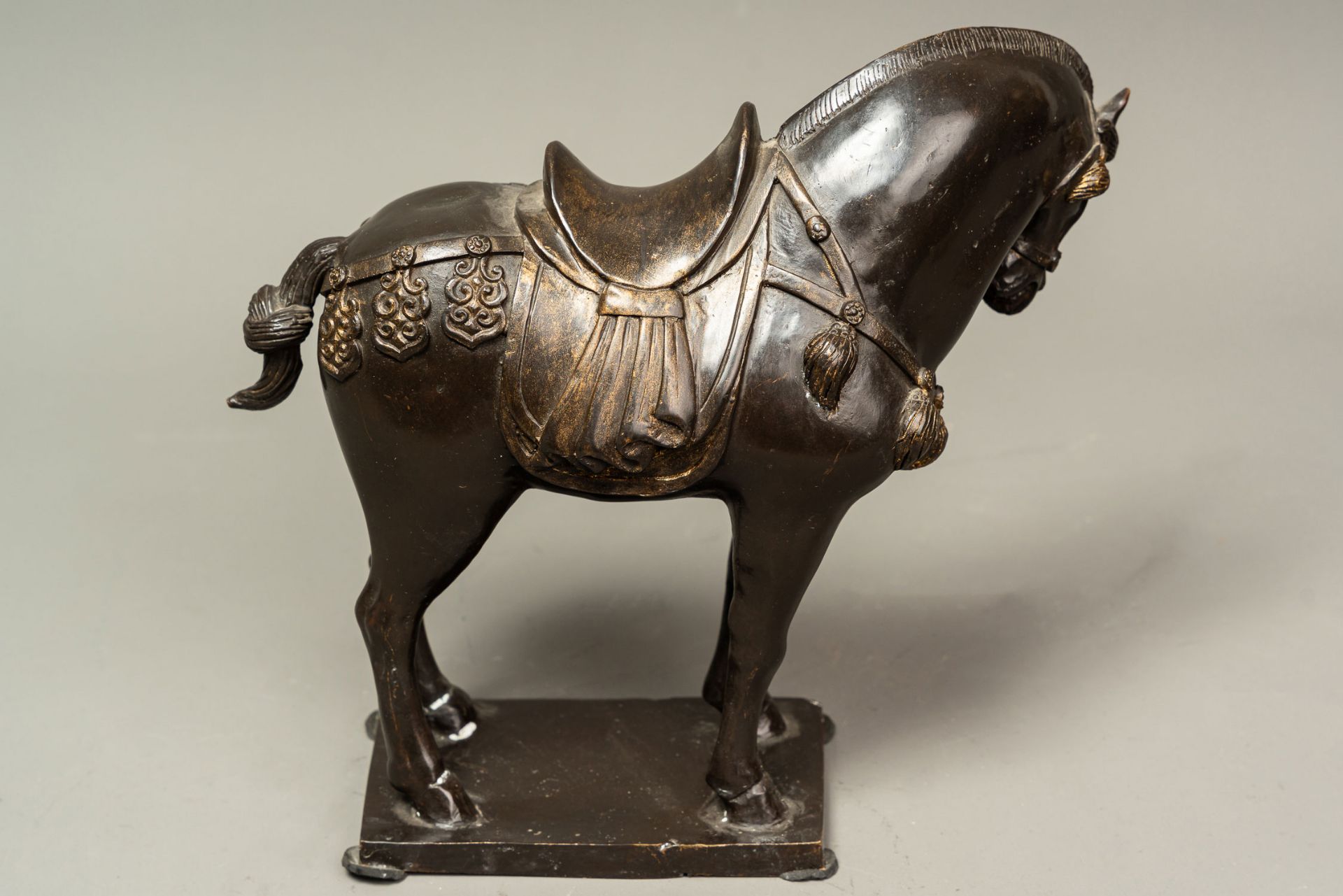 Chinese Bronze Horse - Image 3 of 3