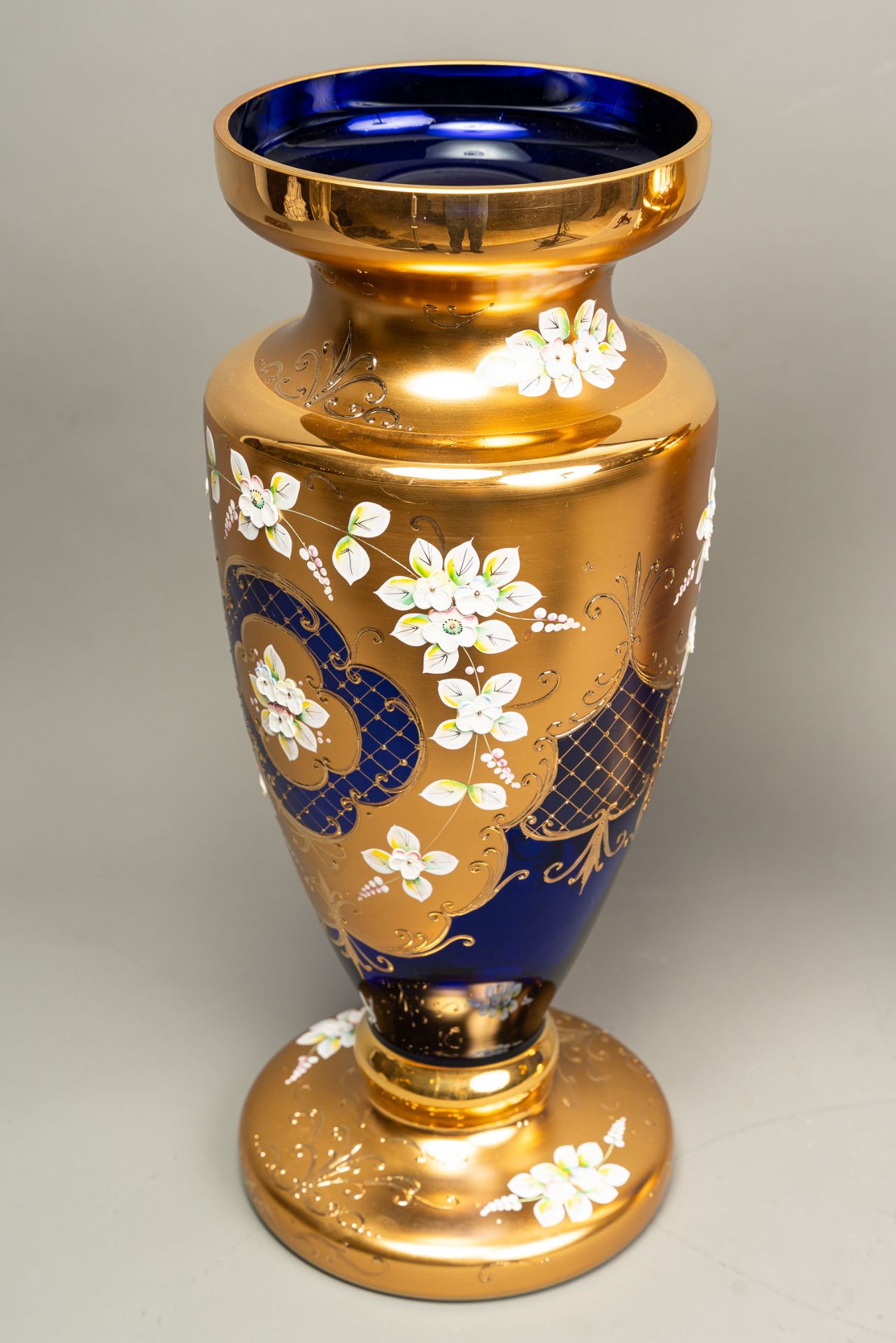 Pair of Large Glass Vases - Bild 3 aus 3