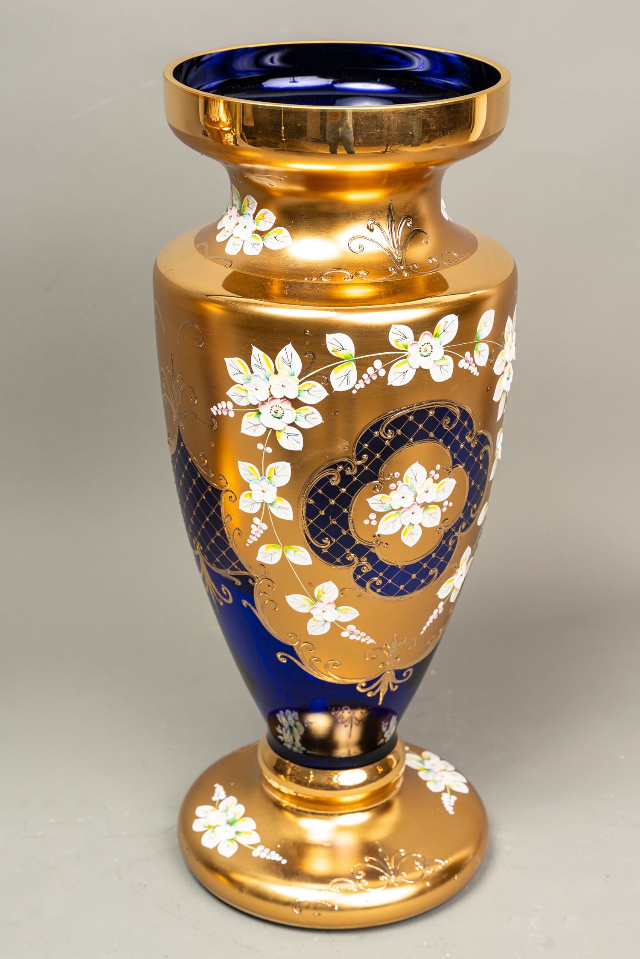 Pair of Large Glass Vases - Bild 2 aus 3