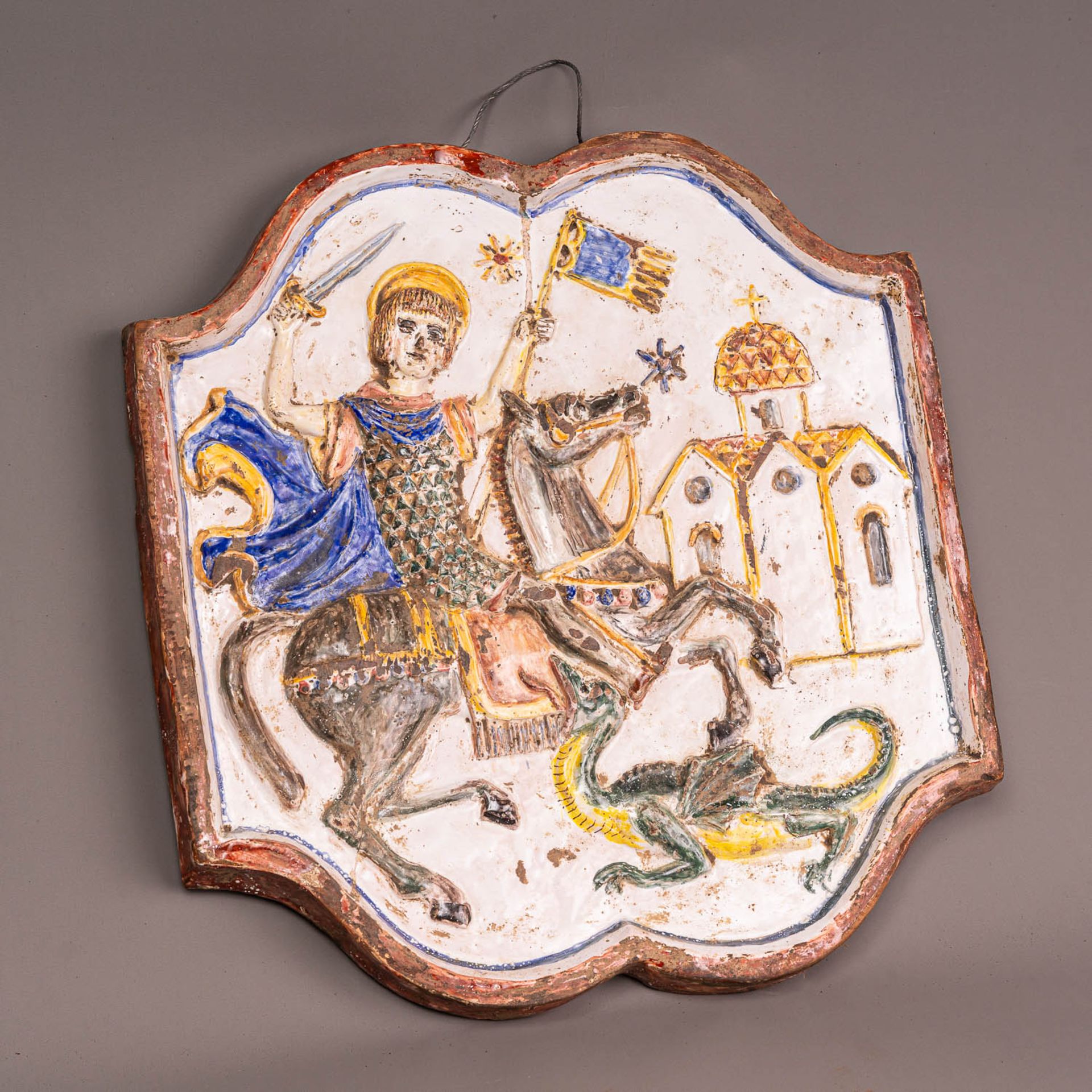 Saint George Ceramic Plate