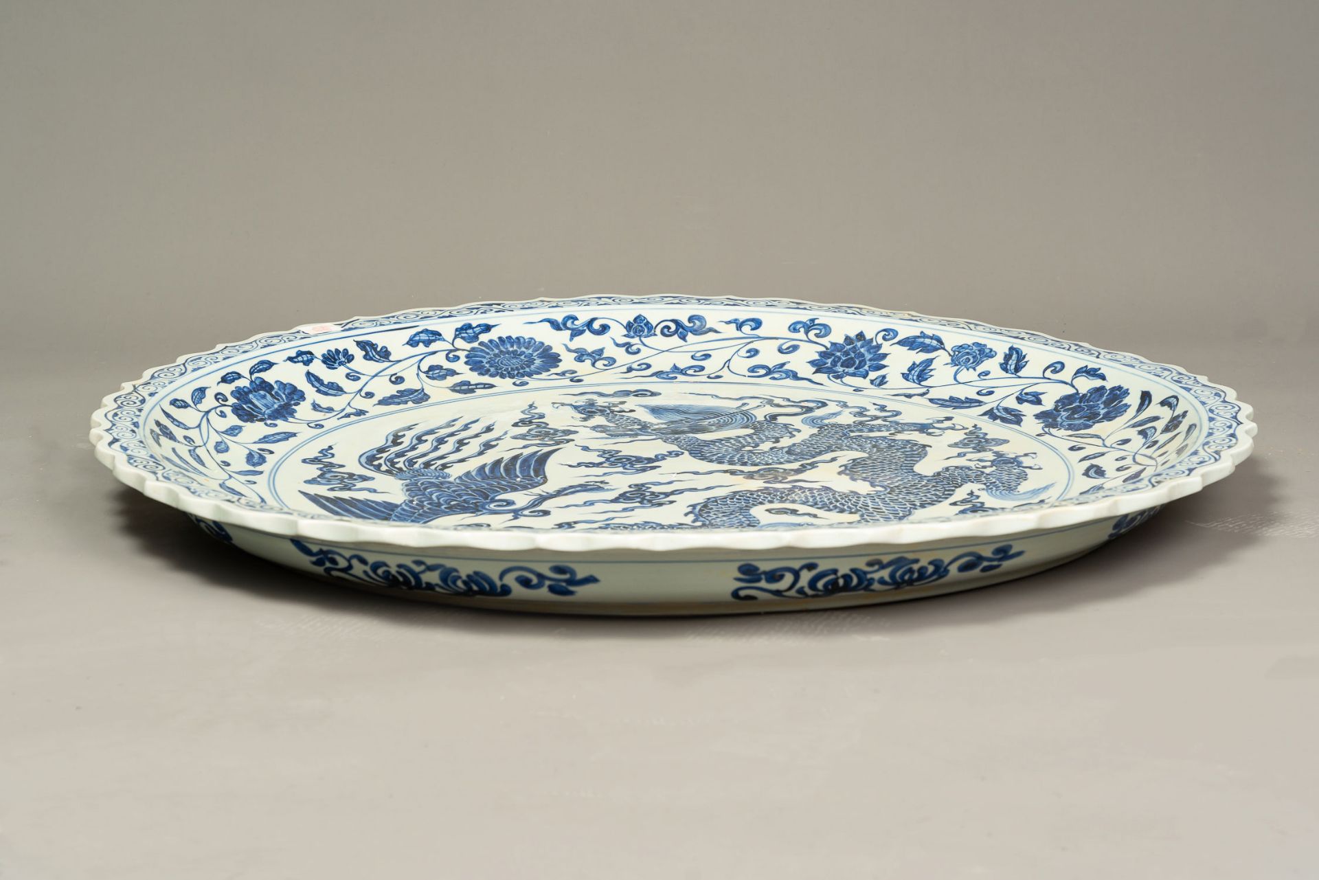 Extra Large Chinese Porcelain Bowl - Bild 3 aus 3