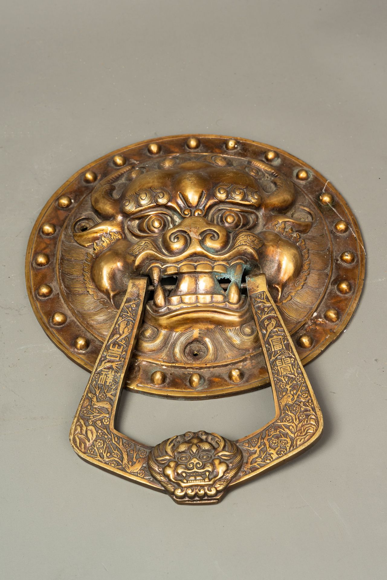 Two Chinese Door Mounts - Image 2 of 3