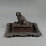 Cast Iron Inkwell