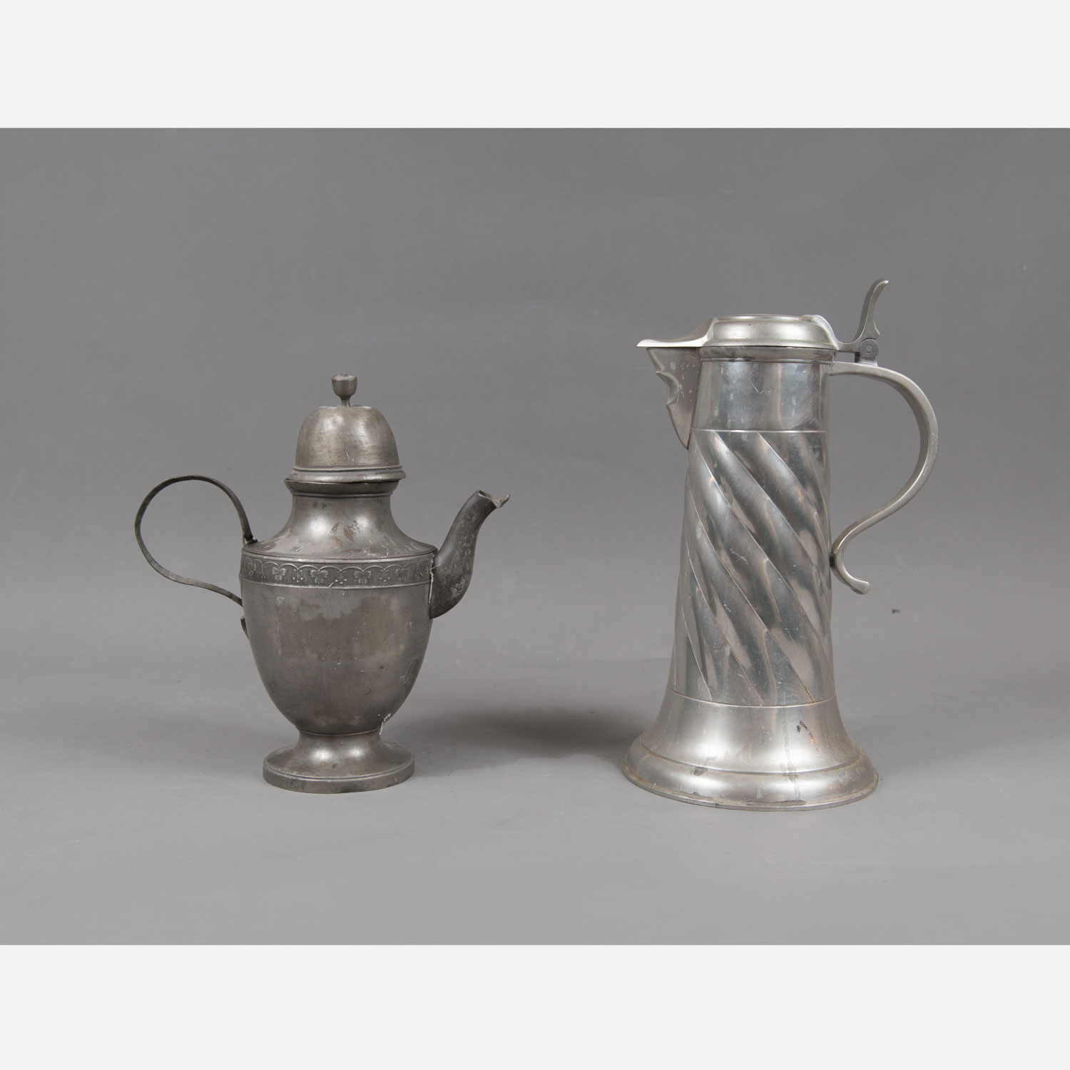 Six Pewter Objects - Image 3 of 3