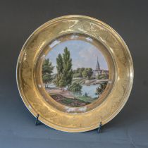 Baltic or Russian Porcelain Dish