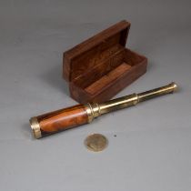 Telescope in Wooden Box