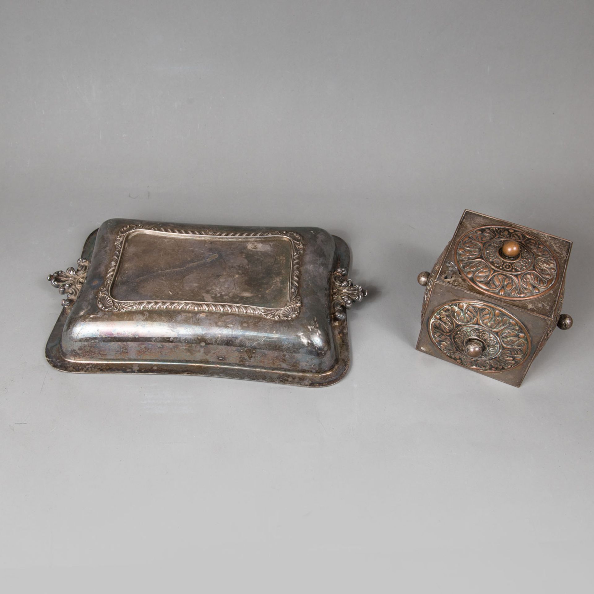 Three Silver Plated Items - Image 3 of 4