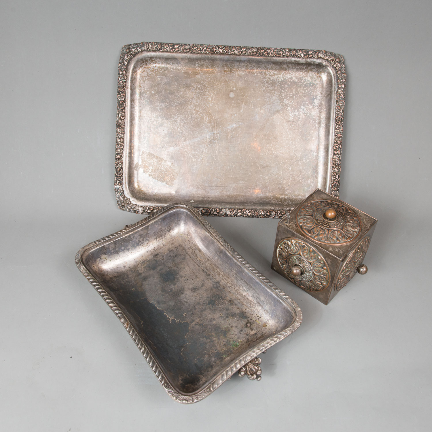 Three Silver Plated Items - Image 2 of 4