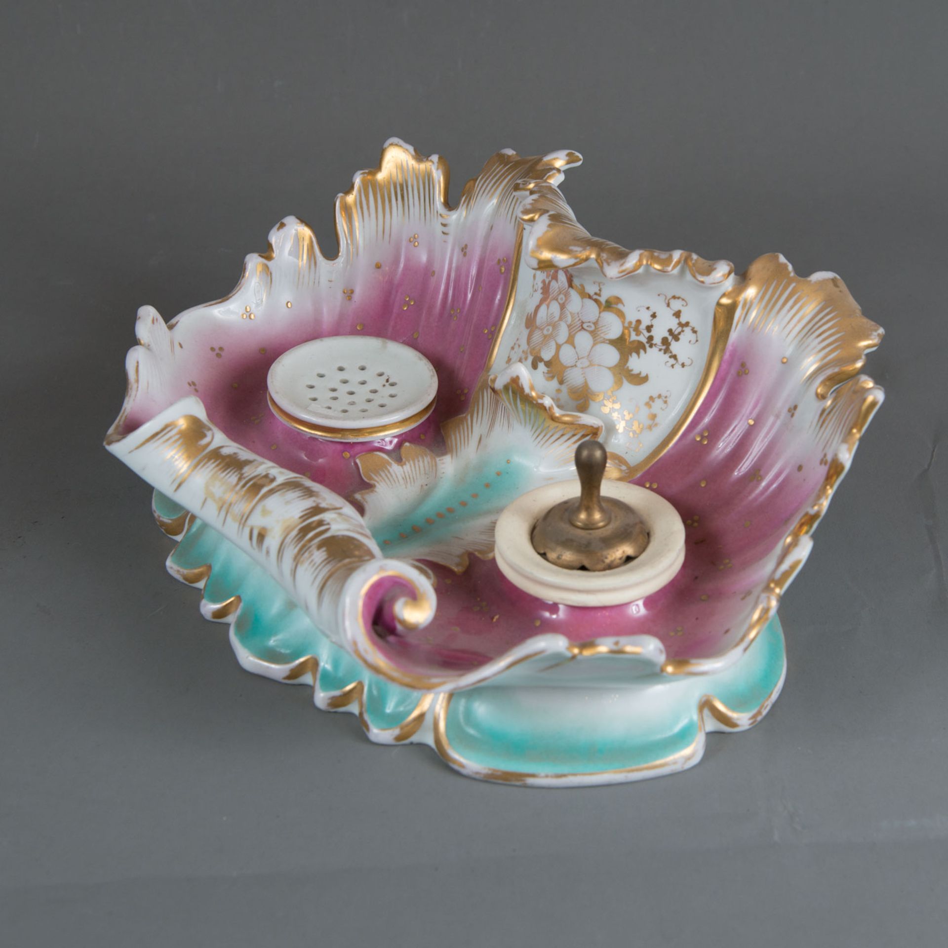 Porcelain Inkwell - Image 3 of 3