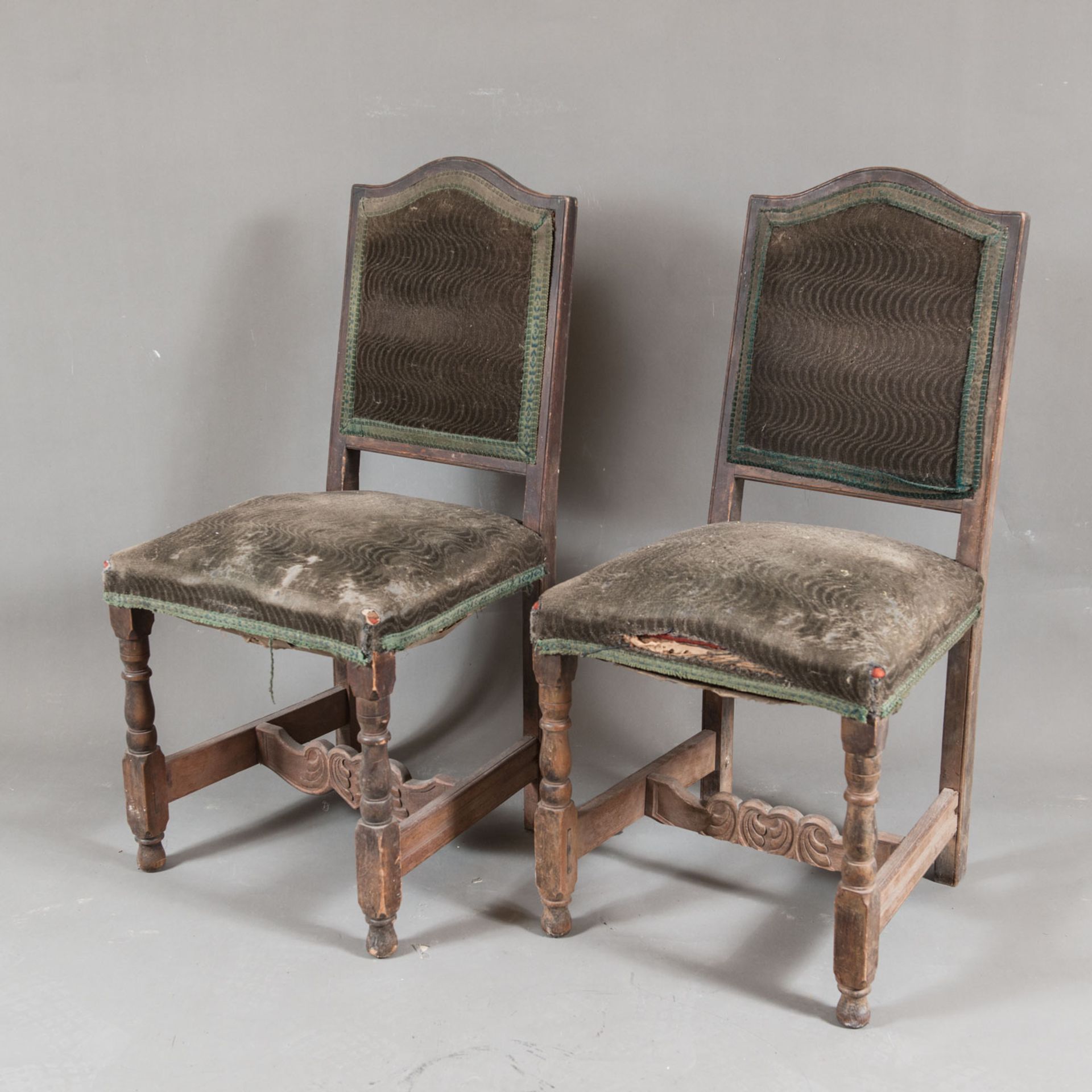 Four Manieristic Style Chairs - Image 2 of 3