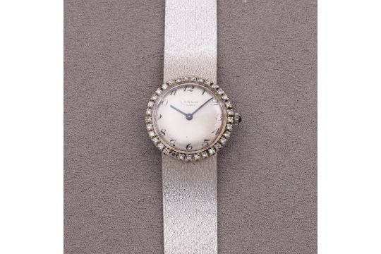 LANCO MONTRE BRACELET EN OR GRIS ET DIAMANTS - Vers 1960 - Bild 1 aus 2