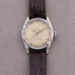 ROLEX OYSTER SHOCK-RESISTING, RÉF. 6244, EN ACIER - Vers 1962