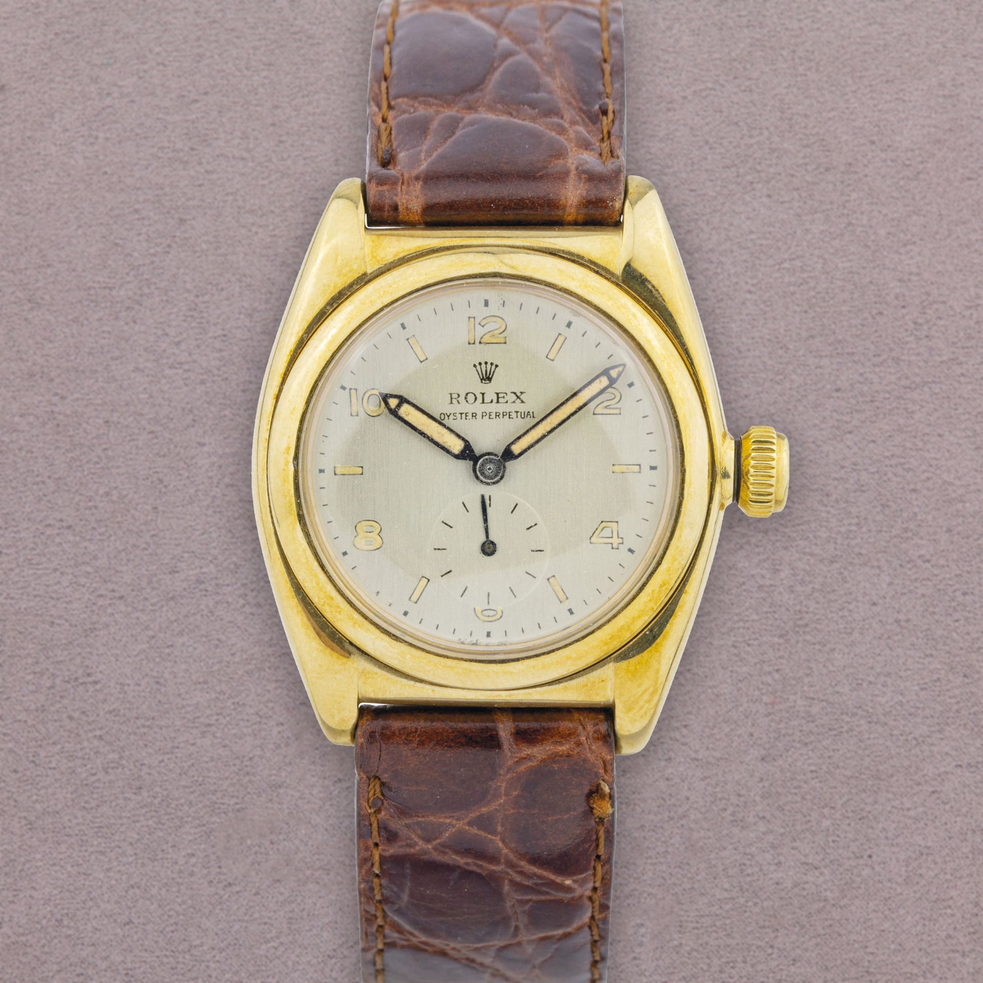 ROLEX OYSTR PERPETUAL, RÈF. 3131, EN OR JAUNE - Vers 1954