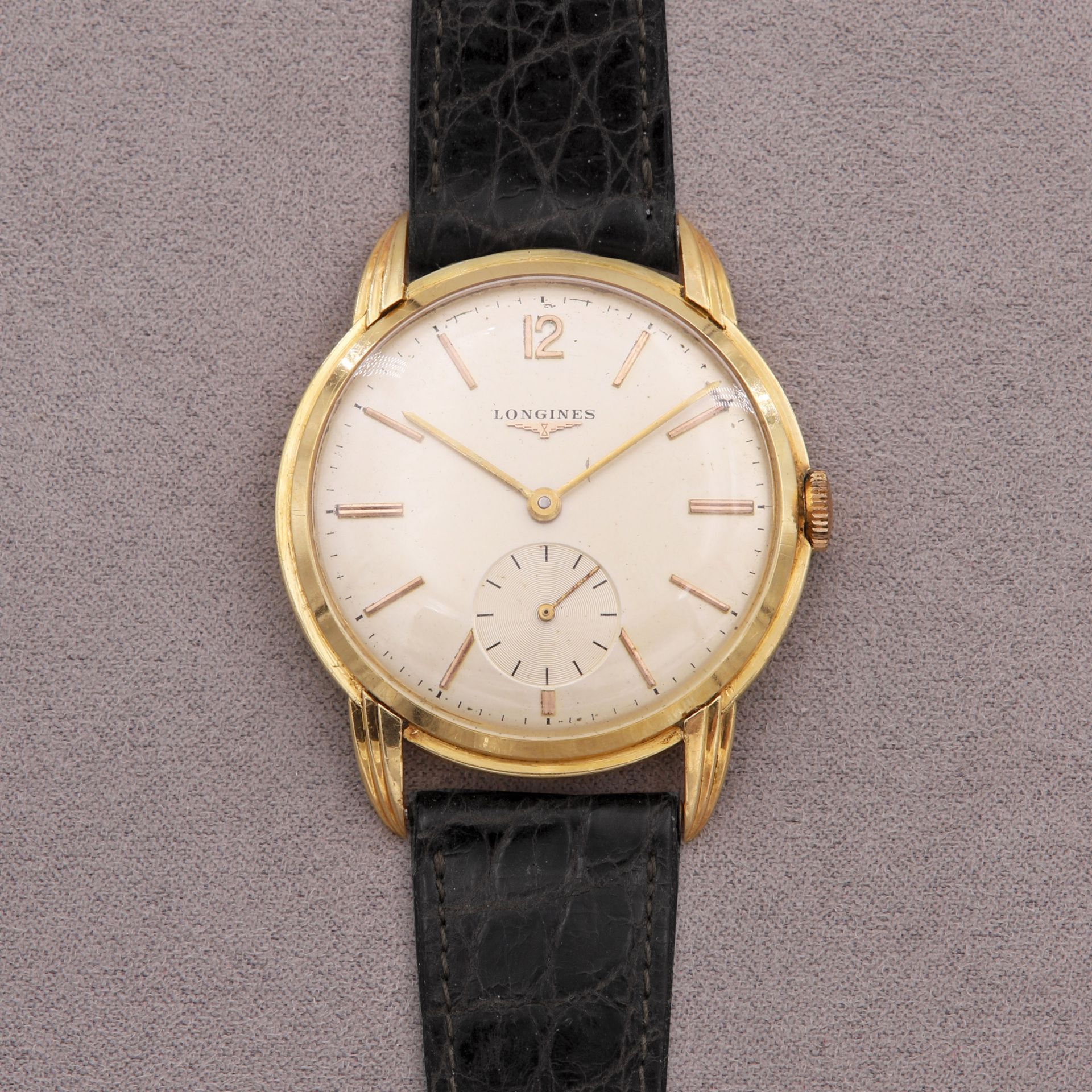 LONGINES MONTRE EN OR JAUNE - Vers 1957