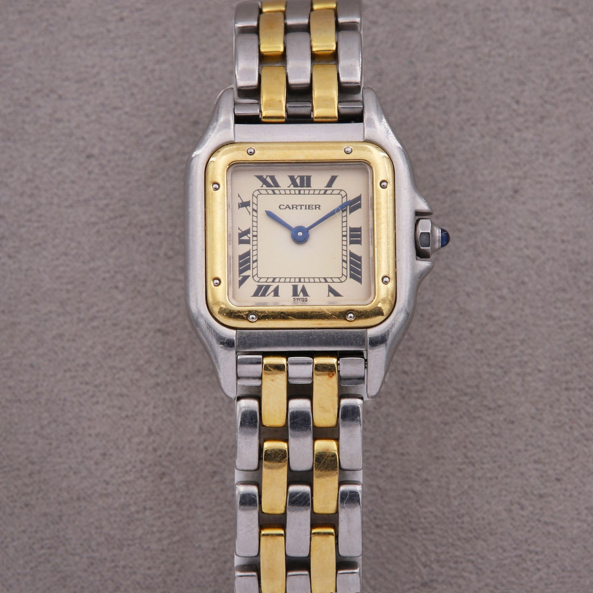 CARTIER PANTHERE, EN OR ET ACIER - Vers 2000