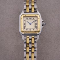 CARTIER PANTHERE, EN OR ET ACIER - Vers 2000