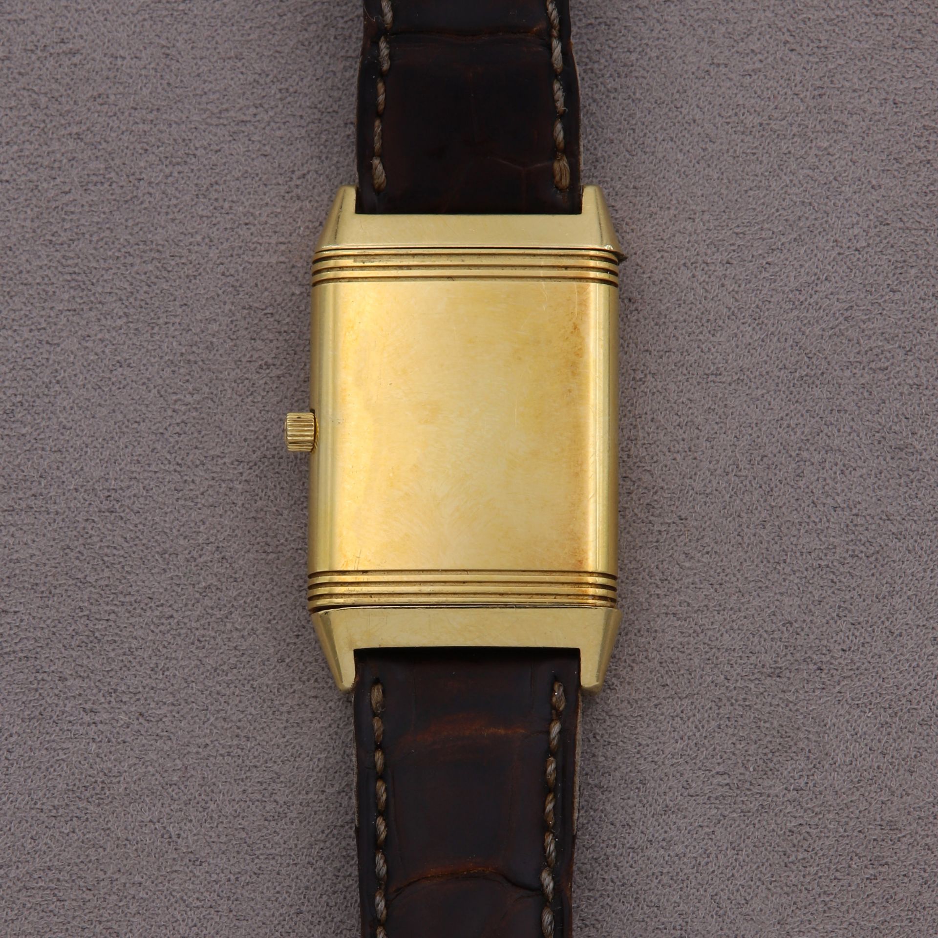 JAEGER-LECOULTRE REVERSO, RÈF. 250.1.86, EN OR JAUNE - Vers 1990 - Image 3 of 5