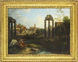 View of Rome with Ruins