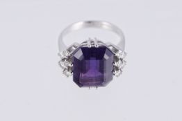 Amethyst Brillant Damenring