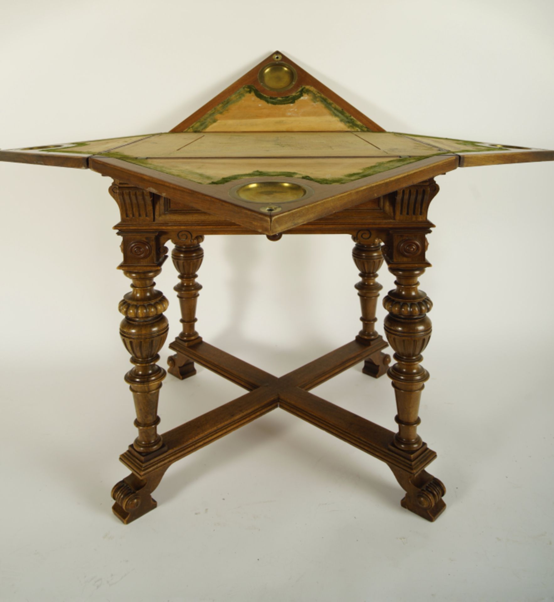 Spätbiedermeier Salon-Spieltisch 1860 - Bild 2 aus 3