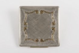 Quadratische Puderdose