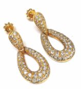 Paar Brillant Ohrgehänge