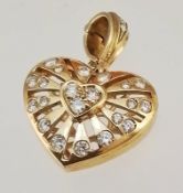 Brillant Herz Anhänger