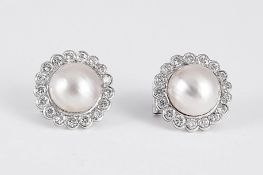 Brillant Perlen Ohrstecker