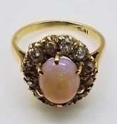 Brillant Opal Damenring